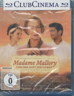 Madame Mallory Und der Duft von Curry Blu Ray NEU Helen Mirren Manish Dayal