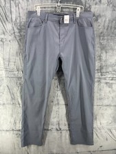 NWT Gerry Men's Venture Commuter 5-Pocket Pant - Blue Grey Size 38x34 Stretch