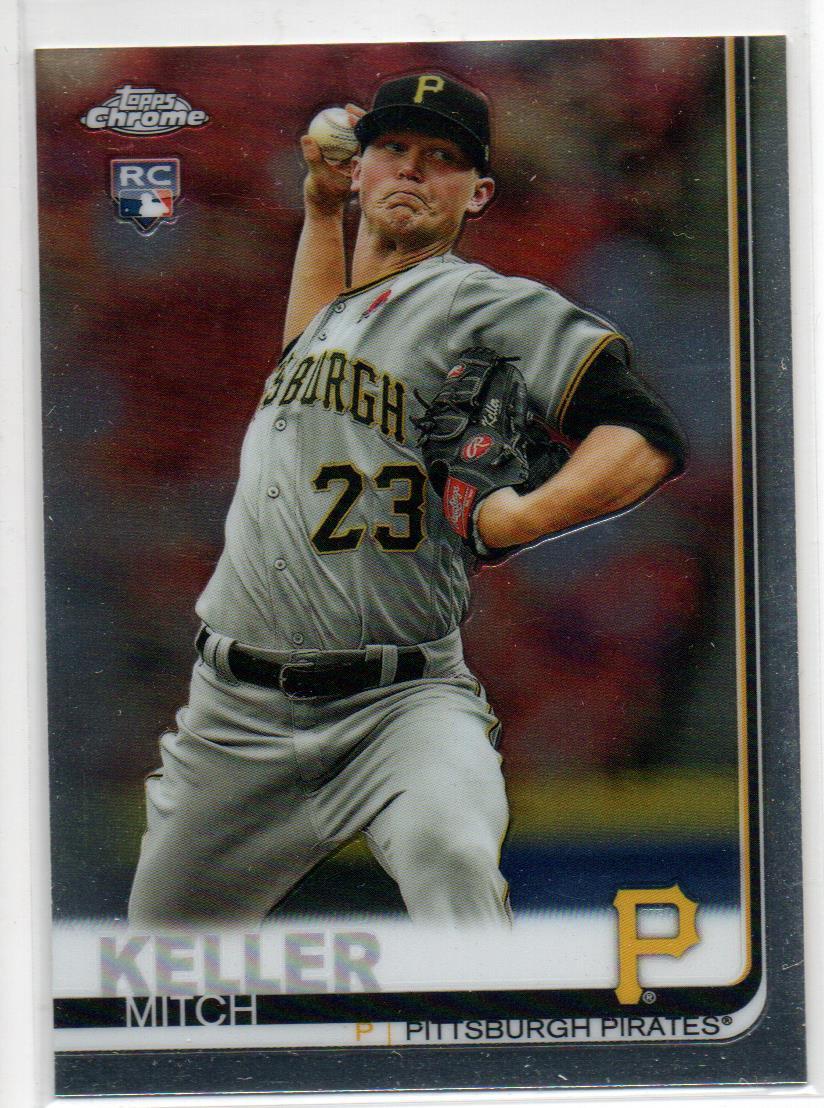 2019 Topps Chrome  #48 Mitch Keller Pittsburgh Pirates  Rookie  RC 55