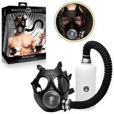 Innovative Breathable Head Stroker Overload Gas Mask Kit BDSM Fetish Sex Toy