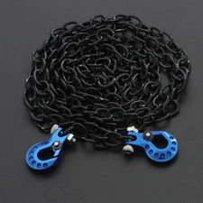 NEW Powerhobby Tow Chain W Trailer Hook Silver 1/10 RC Rock Crawler Accessory