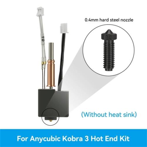 For Anycubic Kobra 3 Extruder Hotend 0.4mm Nozzle Kit 3D Printer Parts -US STOCK - Picture 23 of 23