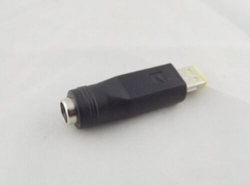 DC Jack 5.5x2.1mm To Mini Rectangle 7.5x3mm Power Converter Adapter for ThinkPad - 第 1/5 張圖片