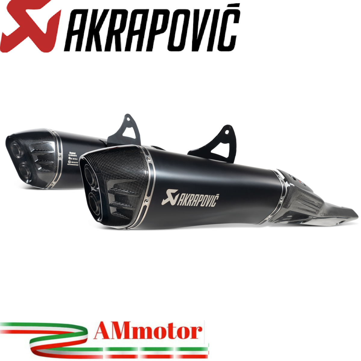 Akrapovic Suzuki Hayabusa 1300 2024 Exhaust Motorcycle 2 Slip-On