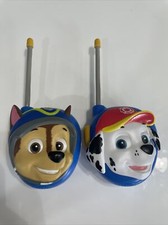 Nickelodeon Paw Patrol Walkie Talkies Chase and Marshall - Tested / Working