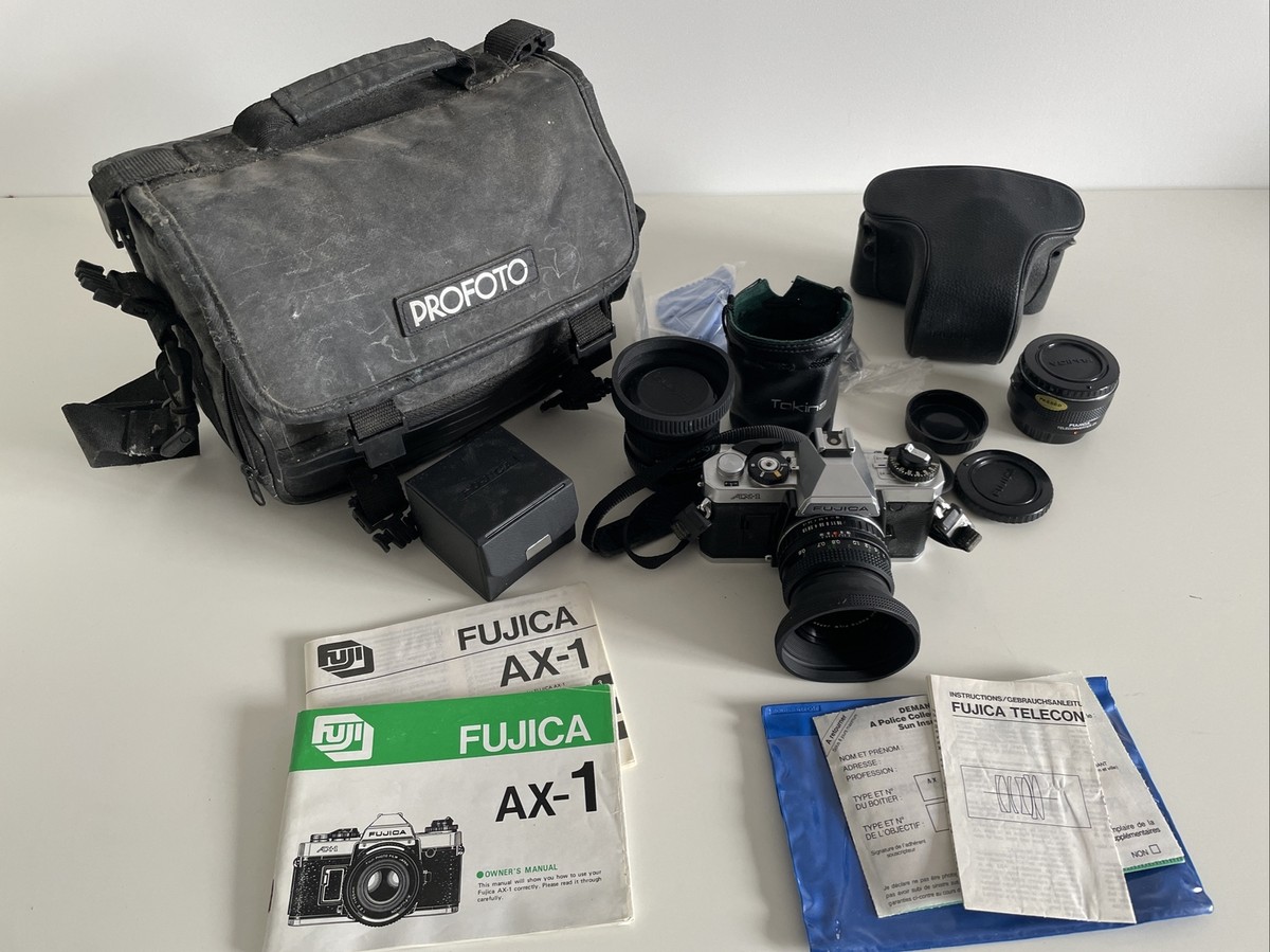 Appareil photo reflex argentique Fujica AX-5 35 mm avec