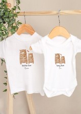 Sibling Matching Cute Little Bear Outfit l Matching Kids Clothing