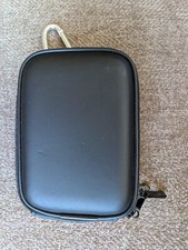 Black Leatherette Camera Case with Belt Hook
