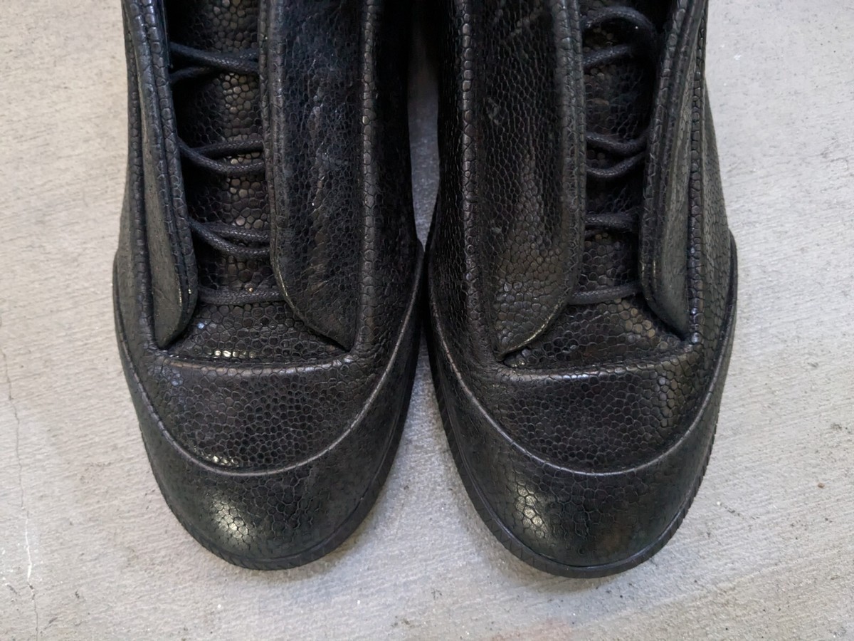 Maison Margiela futureハイカットスニーカー ブラック 42 Maison Margiela Future Black Men 9 42 Leather High Top Sneakers