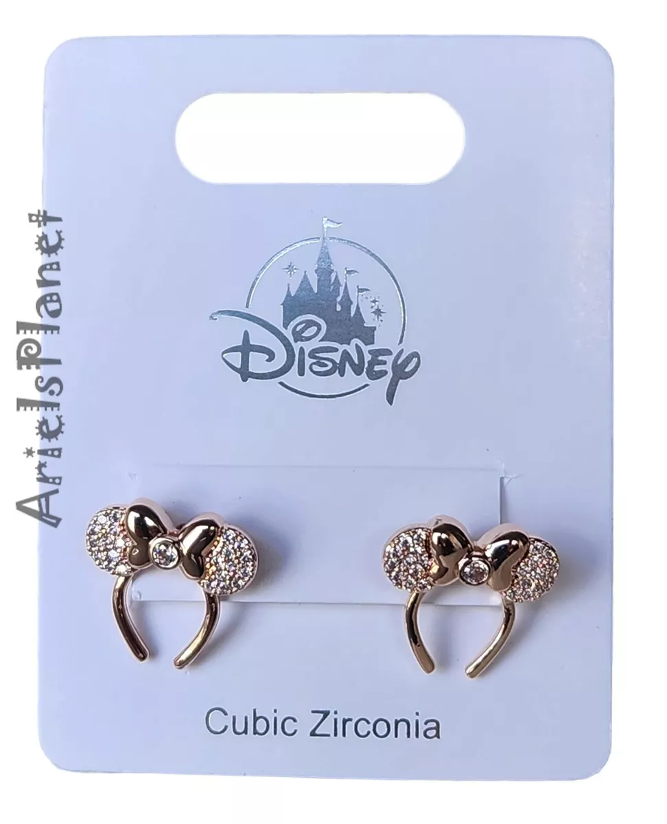 Disney Earrings by Rebecca Hook - Mickey Mouse Crescent Moon