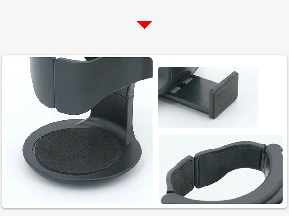 Portavasos Ventana Salpicadero Soporte de montaje de ventilación de aire Accesorios interiores para coche camión Foto 4 de 4