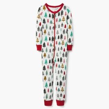 NWT Gymboree Boy Christmas Tree Pajama 1pc Christmas Holiday Cotton