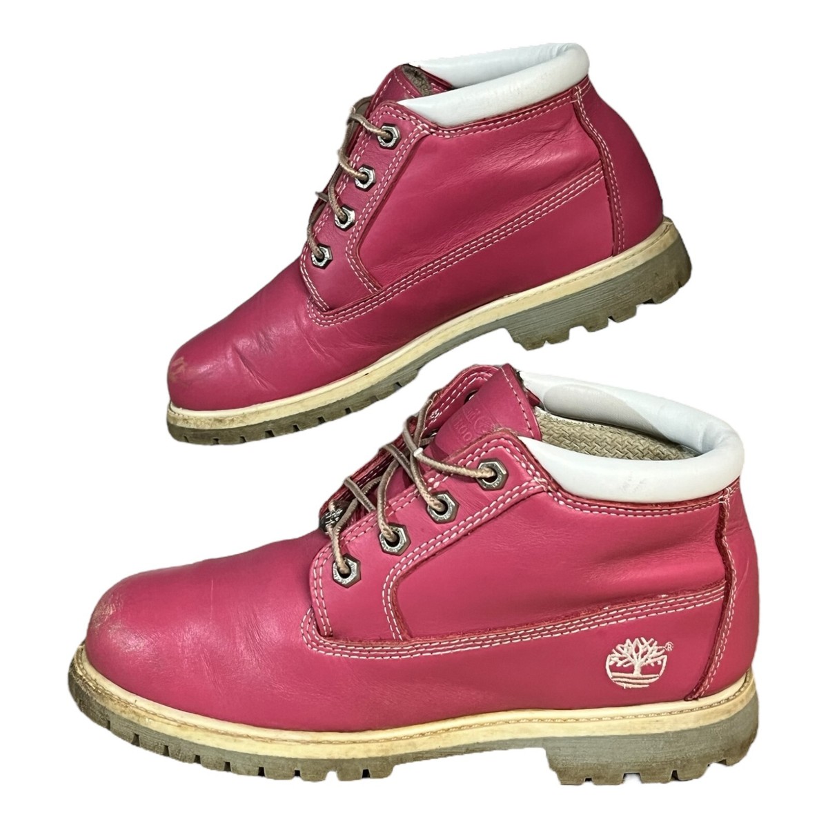 Pink Timberland Work Boots Timberland Womens Boots Size Pink Ankle