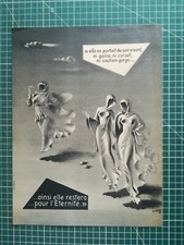 738 PUBLICITE ANCIENNE 1950 dessin A Ober Gaine Corset Soutien Gorge