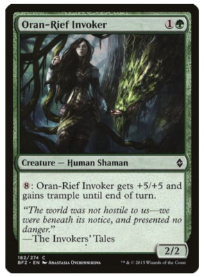 Magic the Gathering Cards Oran-Rief Invoker (x4) PLAYSET Battle for Zendikar 