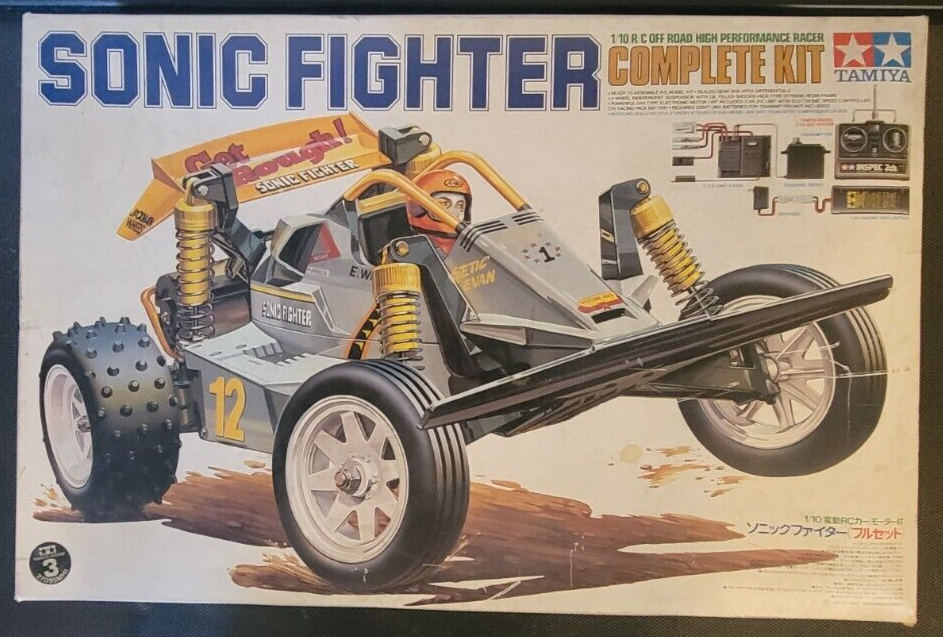 タミヤ 1/10 ソニックファイター Tamiya Sonic Fighter Complete Kit BOX w/ Battery, Manual, All