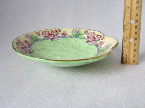RARE ANTIQUE MALING POTTERY NEWCASTLE ON TYNE ENGLAND MAY-BLOOM SERVING DISH - Picture 6 of 13