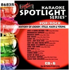 SOUND CHOICE KARAOKE CROSBY STILLS NASH YOUNG HITS cdg CD G SC8683 RARE 15 SONG