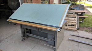 Details About Mayline Hamilton May O Matic Drafting Table Desk Combo 72