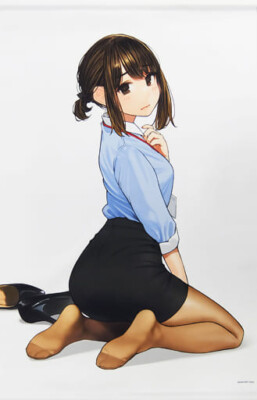 Ganbare Douki Chan B2 Tapestry Wall Scroll Official Merchandise Yom Tights OL