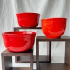 Fiesta Homer Laughlin Red/Orange Bowls - Open Stock