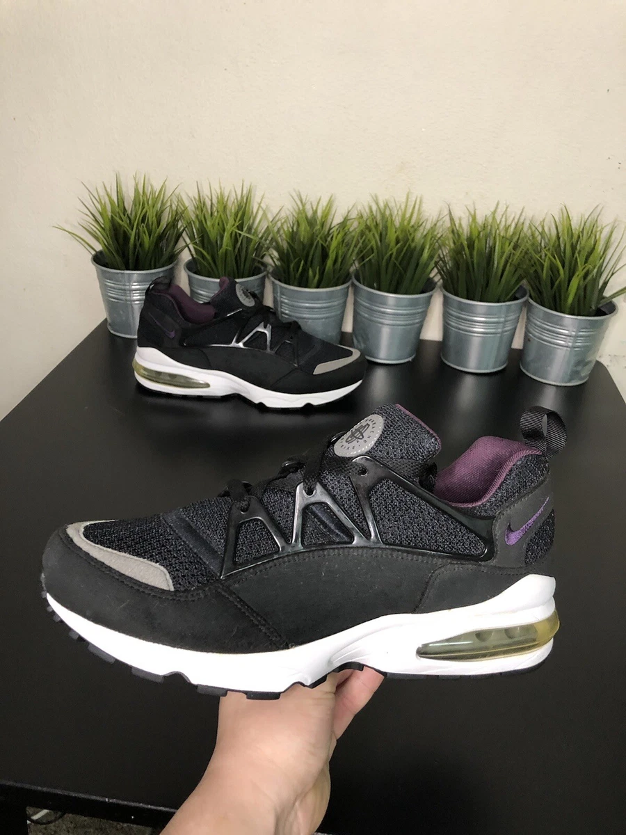 Nike Promo Sample Air Max Huarache Black Burgundy Mens Size 9 Rare Premium Grail