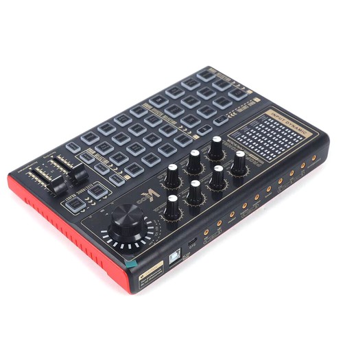 Upgrade Live Sound Card DJ Audio Podcast Recording Equipment Mixer Bluetooth - Picture 8 of 13