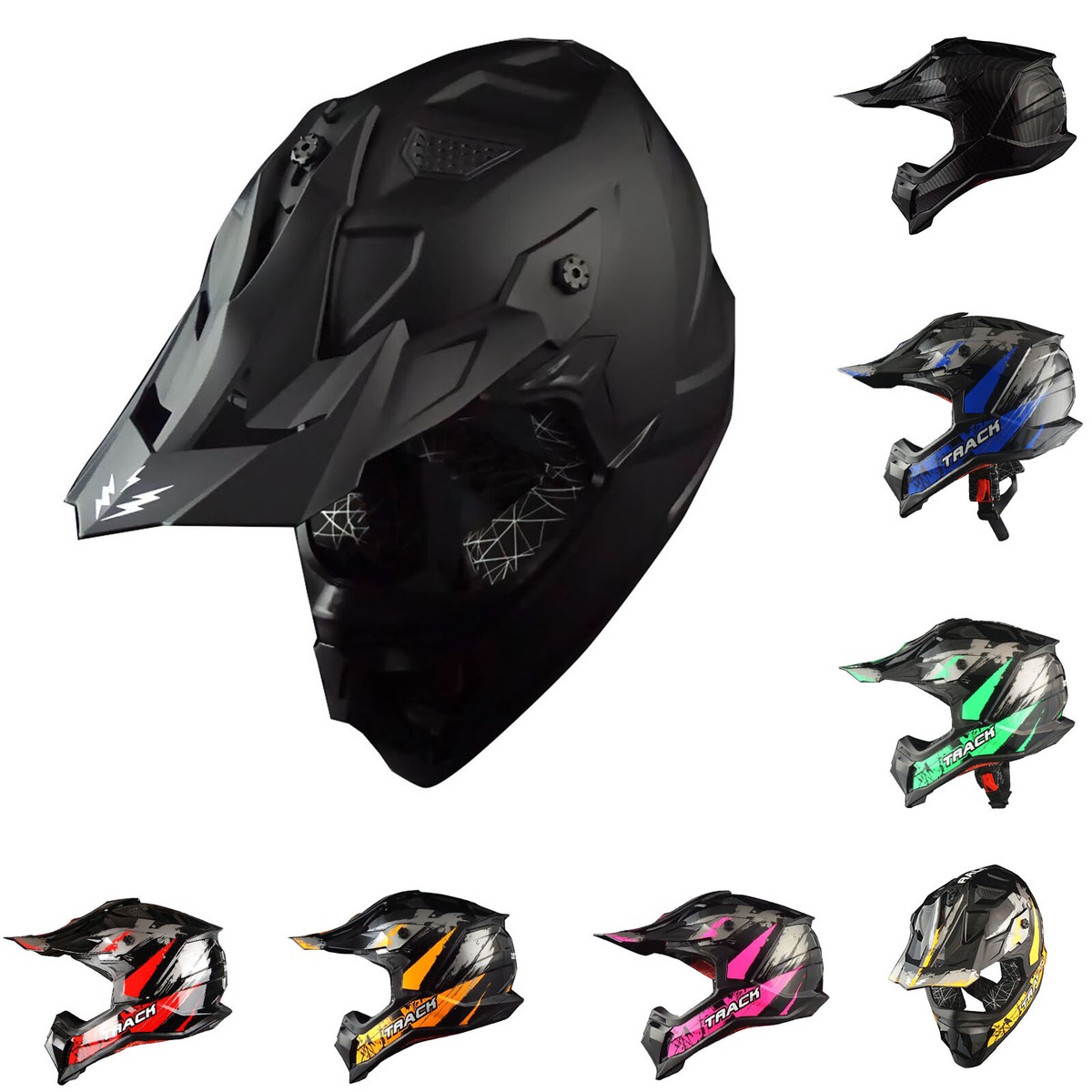 1Storm Adult Motocross Helmet ATV Dirt Bike BMX Downhill Mountain Helmet  JH601