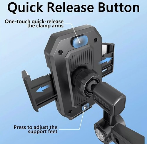 Car Truck Phone Holder Dashboard Windshield Mount Long Anti-Shake - Picture 11 of 12