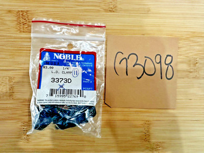 NOBLE 3373D L.D. CLAMP BLACK (1 LOT OF 10)