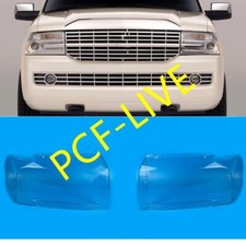 for Lincoln Navigator 2007-14 Front Side Headlight Lens Cover LH+RH Pair