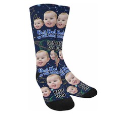 Personalised Socks - Father's Day -Grandad Daddy Dad Husband Novelty Custom Gift