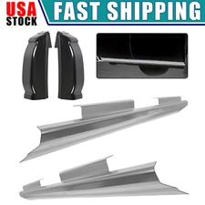 For 99-07 Chevy Silverado GMC Sierra 4 Door Crew Cab Rocker Panels & Cab Corners