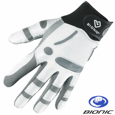 BIONIC ReliefGrip  HERREN ORTHOPÄDISCHE HANDGELENKUNTERSTÜTZUNG LEDER GOLFHANDSCHUH - 10 % RABATT 2+