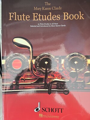The Flute Etudes Book - Flute Method Sheet Music NEW 049012792