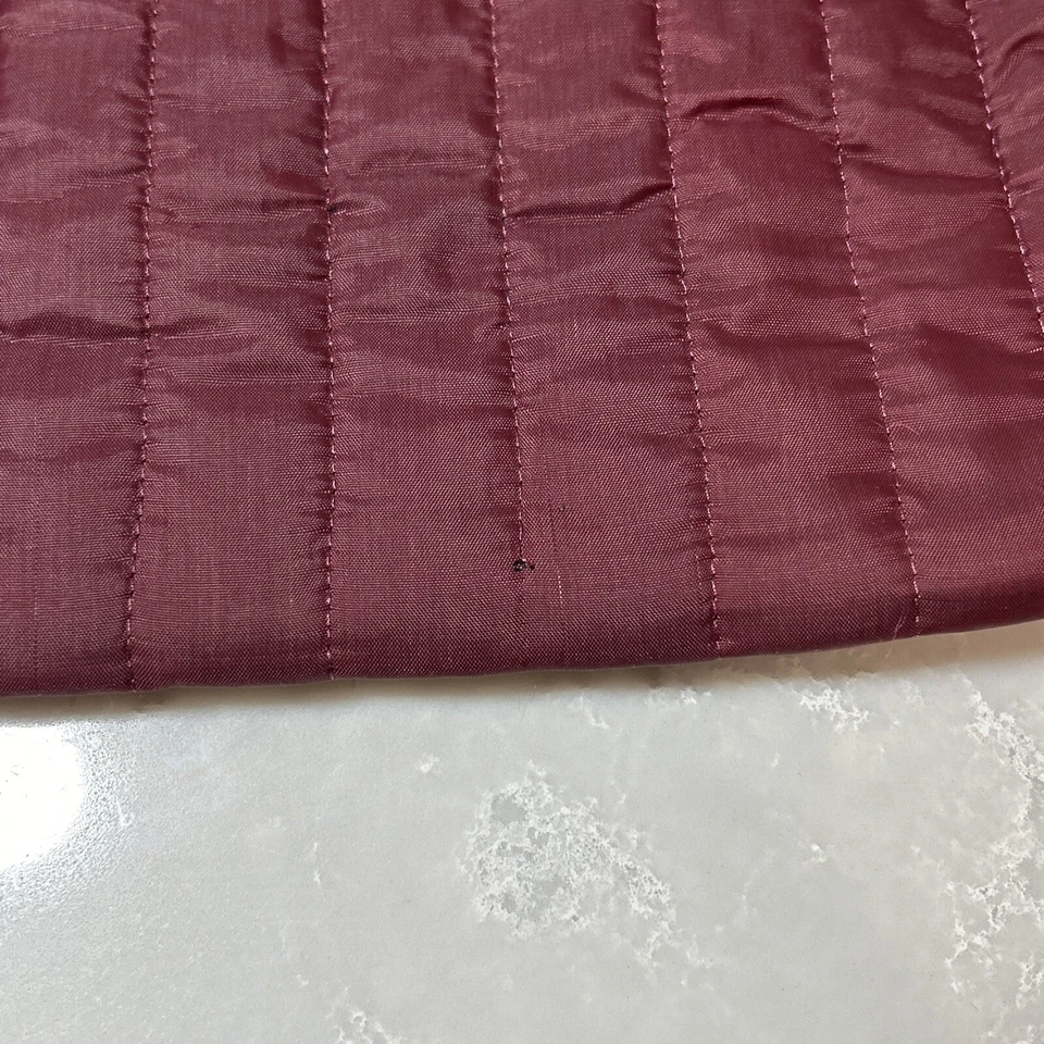 Givenchy Quilted Tote Burgundy Large 20x20 Beach Shopping Bag Zippered - Image 4 of 4