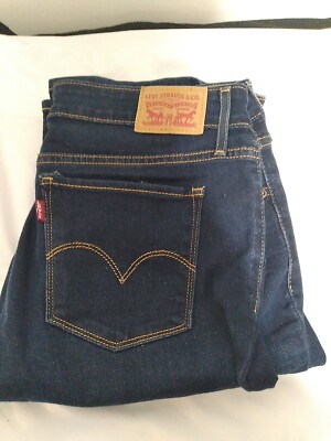 Levi's Woman's Jeans Size 31 Boot Cut Blue 715 Line 
