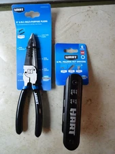 Hart 8" 6-In-1 Multi-Purpose Pliers + 6 Piece Folding Nut Drivers SAE