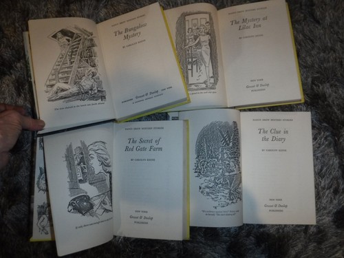 NANCY DREW BY CAROLYN KEENE SET VINTAGE 1960 HARDCOVER 11 BOOKS - Picture 3 of 13