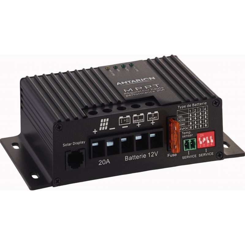 Régulateur MPPT 320W Antarion idéal pour l'autonomie en fourgon aménagé