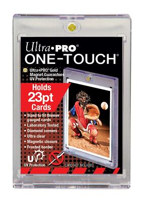 3 PACK) Ultra Pro One Touch Magnetic Trading Card Holder 23pt Thinner Size 