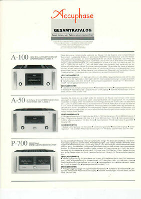 Gesamtkatalog Accuphase   B569