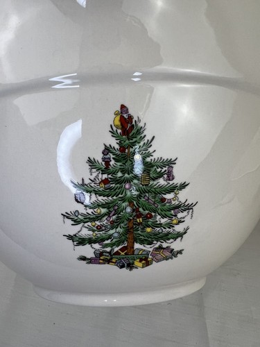 Vtg Spode Christmas Tree Mixing Nesting Bowls 2 Pcs Set W Pour Spout 2.25 & 4 QT - Picture 6 of 9