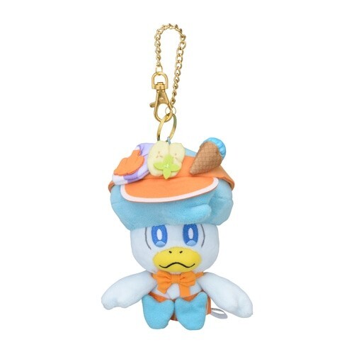 Pokemon Center 2023 Paldea Spooky Halloween Plush Mascot Key Chain Quaxly