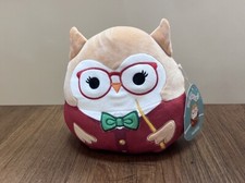 Squishmallows 7.5  Owl New Nwt Plush Jaydelle Teacher Professor Set