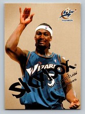 2003 SkyBox Autographics #41 Kwame Brown   Washington Wizards