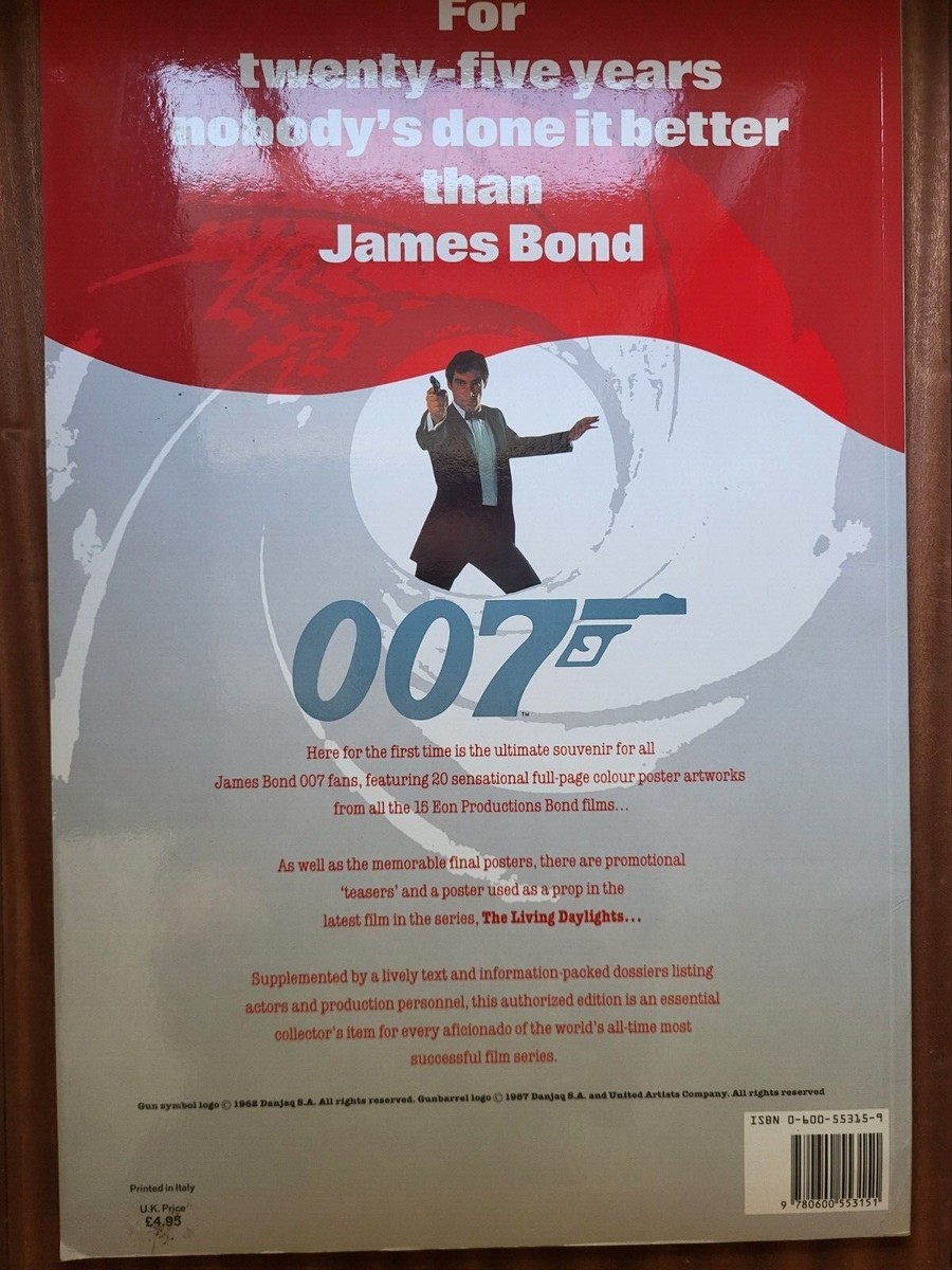 洋書 Official James Bond 007 Movie Poster The Official James Bond 007 Movie Poster Book - Large Format