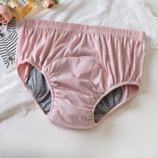 1 Pack Women Incontinence Underwear Diaper Pants Reusable Leak-proof Washable