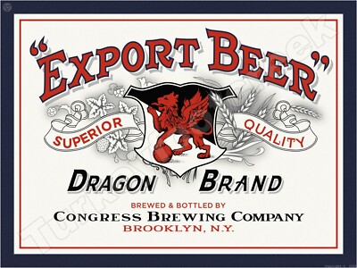 Dragon Brand Export Beer Metal Sign 3 Sizes to Choose From