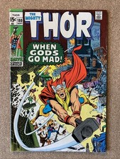Thor #180 FN+ Neal Adams 1970 When Gods Go Mad